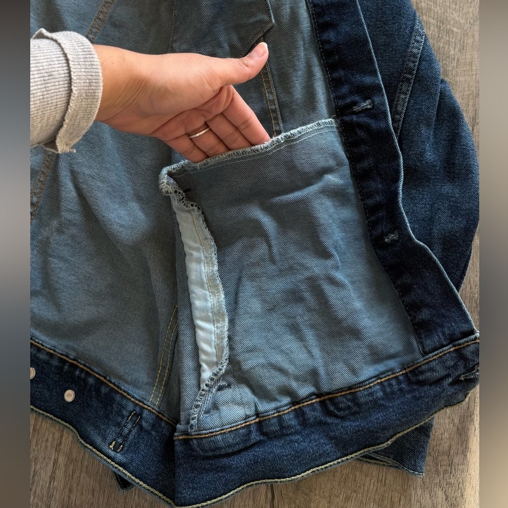 Levi's Dark Blue Denim Jacket - Picture 8 of 11